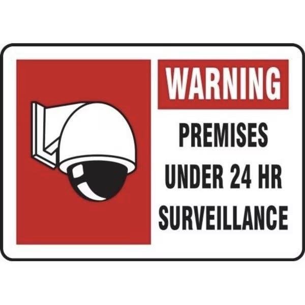 Accuform VIDEO SURVEILLA NCE SIGN WARNING MASE302VA MASE302VA - main